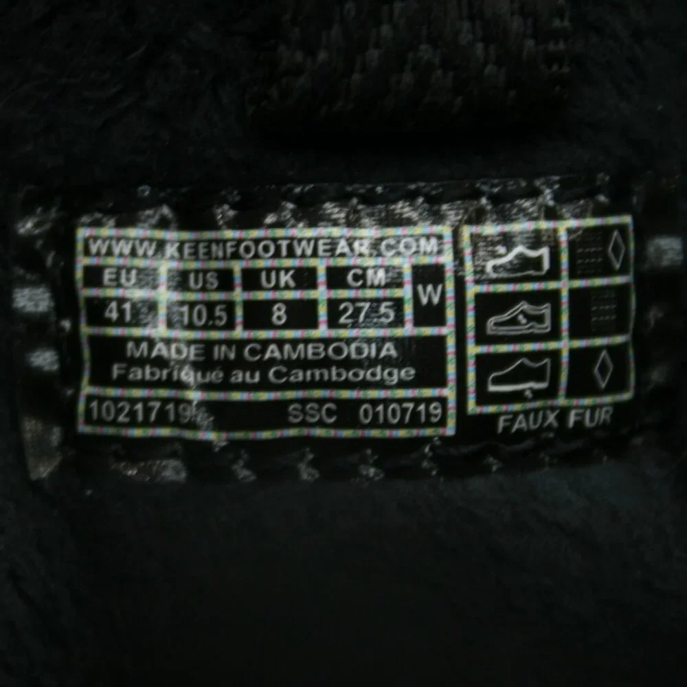 Keen Ladies 10.5 Terradora Black Waterproof Pull-on 200 g Insulated Winter Boots - Picture 8 of 12